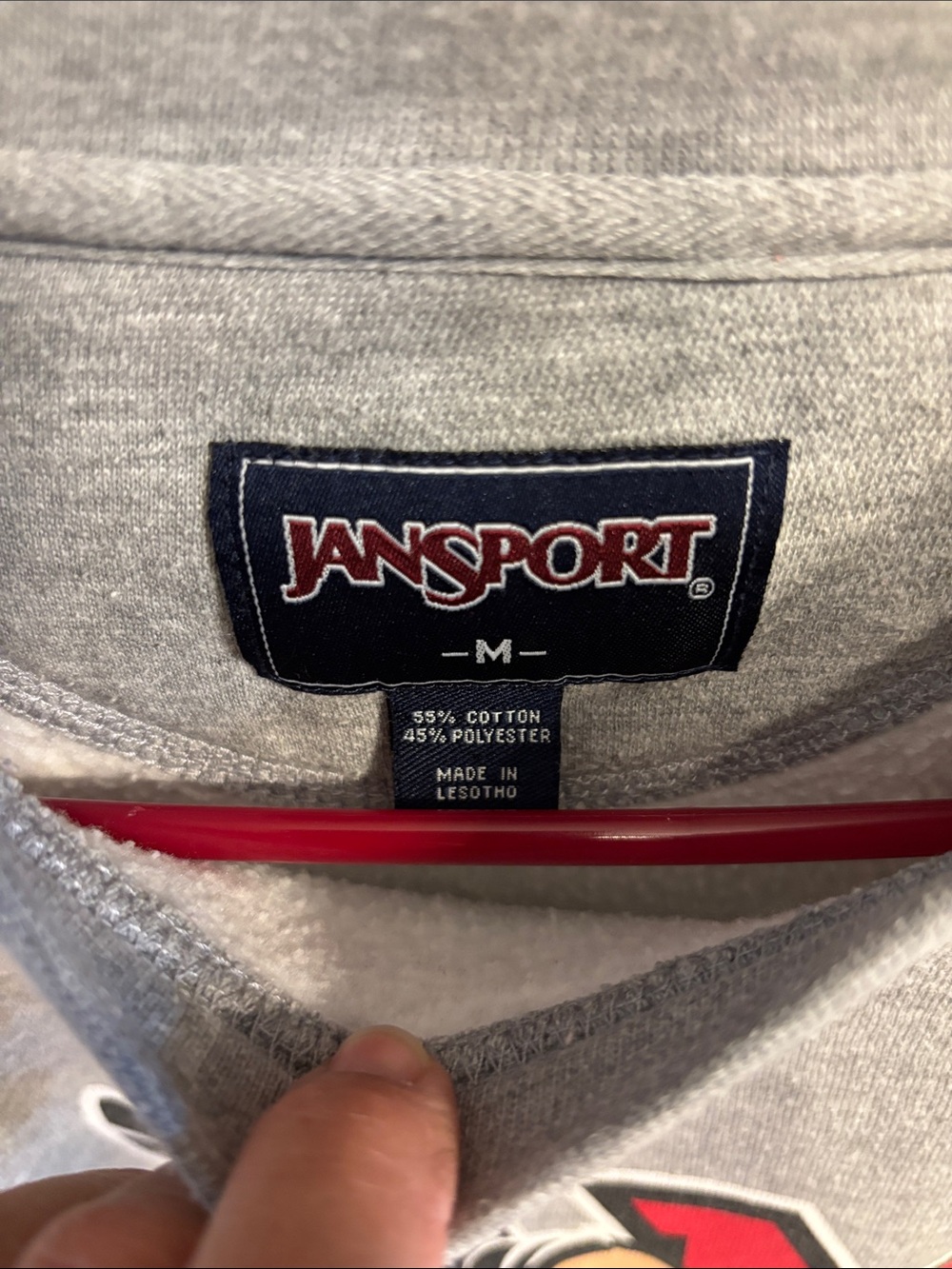 Vintage Gray Crewneck Sweatshirt with Miami Redskins Logo - Picture 2 of 3